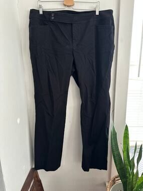 CHAPS Women's Plus Black Pants | Size 18